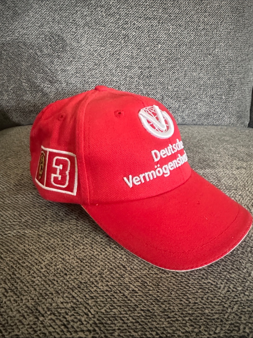 Deutsche Vermögensberatung Red Baseball Cap - Michael Schumacher